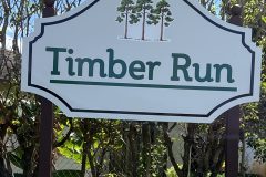 Timber Run Sign